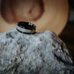 Black Ceramic Antler Ring