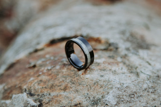 Black Ceramic Brushed Offset