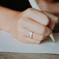 Rose Gold Plated Tungsten Antler Ring