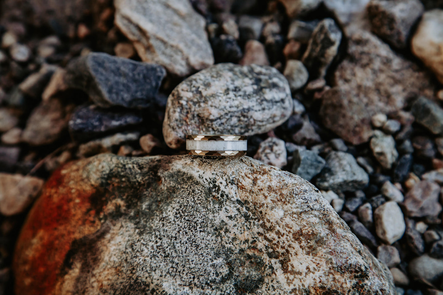 Hammered Gold Plated Tungsten